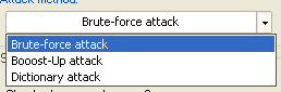 One of the attack methods is "Brute-force" attack